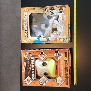 2 Disney BOB COOPER Antique authentic costumes and masks IN BOX